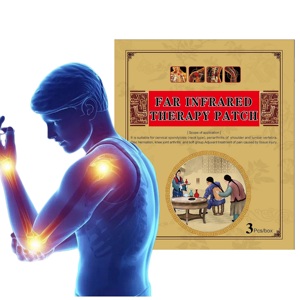 Prix de gros 24 heures infrarouge lointain soulagement de la douleur patchs noirs - Product Image 5