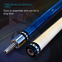 Queues de billard en bois d'érable personnalisables de 147cm avec pointe radiale de 12mm bâtons de queue de billard carambole 1/2 accessoires de bâton de billard fendu