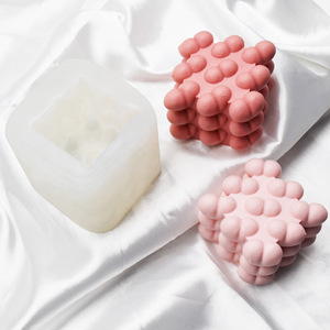 Heart Shaped Rubiks Cube Candle Mold Diy Soap Ice Mold For Valentine'S Day Craft Making - Product Image 3