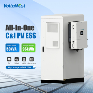 Voltanest ระบบจัดเก็บพลังงานแสงอาทิตย์แบบปรับแต่งได้ทั้งหมดในที่เดียว30KW 40kw 50kW 80kwh 112kwh แบตเตอรี่ LFP สำหรับอุตสาหกรรมเชิงพาณิชย์ MPPT VN - Product Image 1