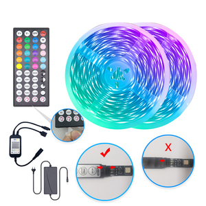 SMD5050 5M 12V Smart IP65 impermeable RGB tira de luz <span class=keywords><strong>LED</strong></span> con aplicación <span class=keywords><strong>Wifi</strong></span> controlado hogar Luz <span class=keywords><strong>Led</strong></span> para decoración tira de luz <span class=keywords><strong>Led</strong></span> - Product Image 6