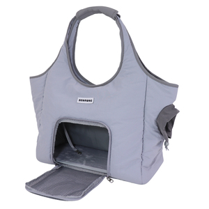 Premium Grey Waterproof <b>Pet</b> <b>Carrier</b>, Lightweight Breathable Travel Bag, Stain-Resistant Stylish Tote for Small <b>Pets</b> - Product Image 4