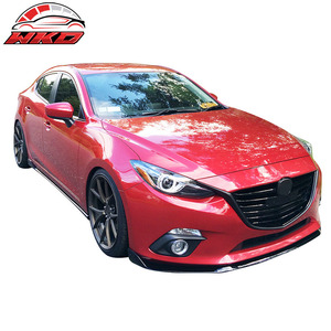 Fits For Mazda 3 4Dr 5Dr 14-16 MS Style Front Bumper <b>Lip</b> Spoiler <b>Splitter</b> Guard ABS High Quality Exterior Accessory - Product Image 2