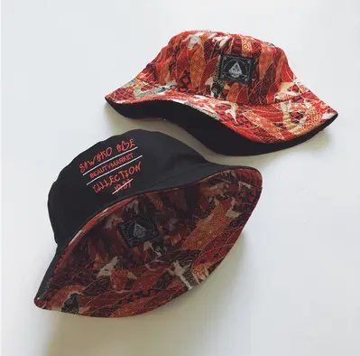 tunisia sublimated rolled deniem streetwear korean vintage reversing jacquemus tactical boonie hat