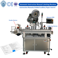 Machine d'étiquetage automatique de manuels d'instructions de haute précision SKILT, moteur PLC pour les produits en papier plié et les prospectus plats
