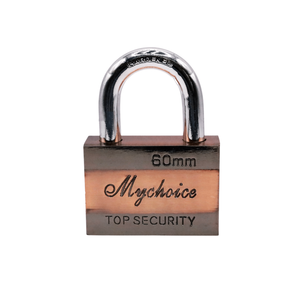 प्राचीन कांस्य डबल रंग इलेक्ट्रोप्लेटेड वर्ग आयरन पैडलॉक वेन कुंजी के साथ - Product Image 4