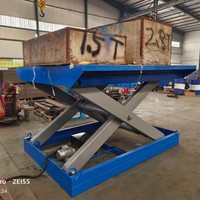 2026 nouveau modèle à trois points 500kg 1000kg 1500kg élévateur à ciseaux électrique Table élévatrice hydraulique certifiée CE 2000x2000mm zéro levage