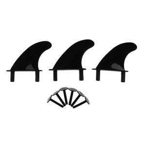 Ensemble de ailerons de surf en plastique, ajustement universel pour planches à pagaie, utilisation sur les lacs et les rivières - Product Image 5