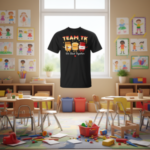 T-shirt de la maternelle de transition pour enseignants Team Tk We Stick Together - Product Image 3