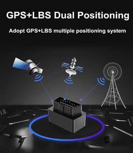 Pelacak GPS OBD untuk MV33 dengan 2G GPRS peringatan kecepatan Google Map Android/iOS kompatibel untuk truk taksi manajemen armada - Product Image 3