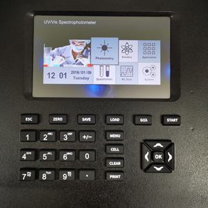 수질시험용 UV-Vis 더블빔 2nm 대역폭 분광도계를 C-7200 PEAK 기기 - Product Image 3