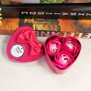 กล่องของขวัญดอกไม้แห้ง ของชำร่วยงานปาร์ตี้ ดอกไม้แห้งตกแต่งขนาดเล็ก กลิ่นกุหลาบ รูปหัวใจ ของขวัญสบู่ดอกไม้ขนาดเล็ก - Product Image 5