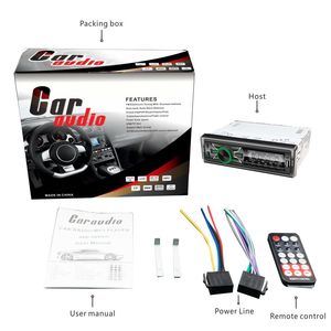 Hot bán xe máy nghe nhạc MP3 đôi USB FM stereo đài phát thanh duy nhất DIN cố định bảng điều chỉnh xe máy nghe nhạc với Type-C sạc nhanh - Product Image 3