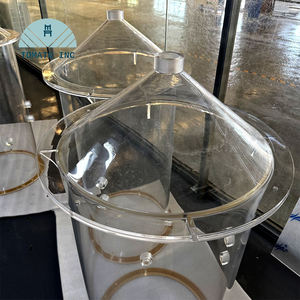 Fabricants professionnels fournissent des couvercles en acrylique personnalisés pour les colonnes d'échange d'ions en verre organique et les équipements d'échange d'ions - Product Image 2