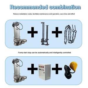 Customizable <b>Floating</b> Feature Chemical Sewage Tank Pump Underground Cast Iron Centrifugal Sewage Pump for Industry Mining - Product Image 5