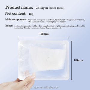 La maschera per dormire del collagene di colore trasparente delle donne dopo l'assorbimento bianco latteo può essere incollata per uso del corpo & del viso - Product Image 4