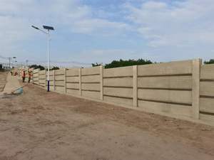 صندوق تروس أوتوماتيكي بالكامل برغي محرك PLC مقاوم للحريق خفيف الوزن ومقاوم للصوت لوحة حائط مسبقة الصنع سياج خرسانة - Product Image 6