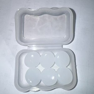 Tapones para los oídos de silicona Ohrpax, mini, transparentes, color rosa acuático, reducción de ruido, para dormir, estudiar, uso doméstico - Product Image 4