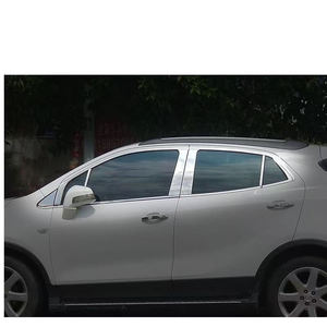 สแตนเลสตกแต่งขอบหน้าต่างรถสำหรับ Opel <span class=keywords><strong>mokka</strong></span> Buick ENCORE 2012 2013 2014 <span class=keywords><strong>2015</strong></span> 2016 2017ฝาครอบชุด2018รถยนต์ - Product Image 1
