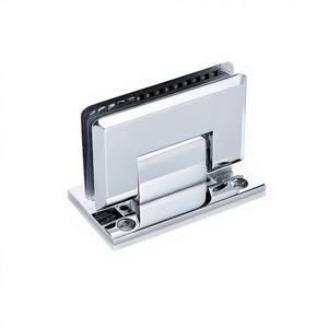 مفصلات أبواب زجاجية للحمام من سبائك الزنك بتصميم احترافي، مفصلات مخفية بزاوية 180 درجة مع إضاءة للمرآة - Product Image 1