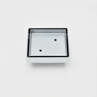 SANIPRO Australie Offre Spéciale 100mm sortie en laiton salle de bain 2 en 1 carrelage insérer dissimuler carré sol drains douche crépine égouttoir