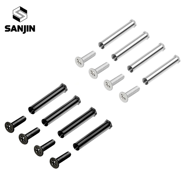 OEM Carbon Steel Chassis Fan Screws Enhanced Stability Fixing Quieter Operation Inch DIY Cooling Fan