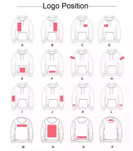 เสื้อฮู้ดดี้คุณภาพสูง ผ้าฟลีซหนานุ่ม 100% ผ้าฝ้าย ฮู้ดดี้แบบพื้นฐาน ทรงพอง ผู้ชาย สามารถสั่งทำโลโก้ได้ ซิปยาวเต็มตัว เสื้อฮู้ดดี้หนา - Product Image 6