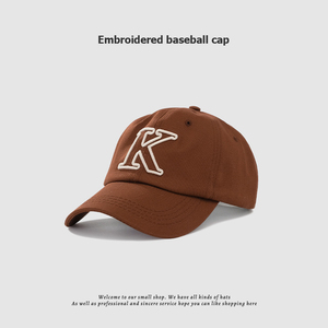 Cappello da Baseball Premium Regolabile in Twill di Cotone per Uomo e Donna, Stile Hiphop con Ricamo Lettera <span class=keywords><strong>K</strong></span>, Berretto da Baseball Gorras - Product Image 4