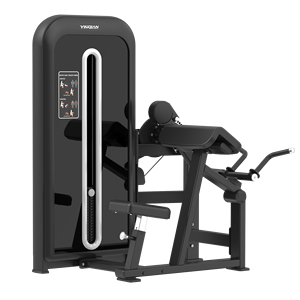 2024 thiết kế mới yinqian thép thương mại Thiết bị tập thể dục phòng tập thể dục cáp pin nạp sức mạnh đào tạo thấp hơn trở lại máy 180kgs Max - Product Image 4