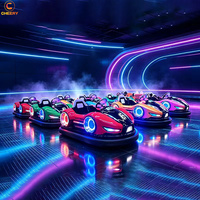 Voiture tamponneuse électrique 48V pour parc d'attractions avec éclairage LED pour centre de jeux
