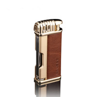 Briquet de tuyau de tabac multifonction de haute qualité flamme inclinée classique pour pipes à fumer cadeaux d'affaires boîte-cadeau emballée