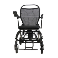 Fauteuil roulant électrique pliable léger de haute qualité pour les voyages en plein air, en fibre de carbone, DC07L, fauteuil roulant électrique pour les personnes âgées