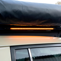 Bande lumineuse LED en aluminium blanc dimmable 12V DC, étanche IP67, IRC 80/90 pour auvent 4x4, tente de toit, camping-car, remorque, camping