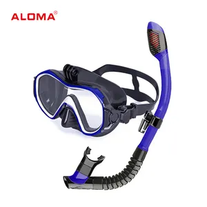 ALOMA nhà sản xuất chuyên nghiệp chất lượng tốt ống thở Scuba Diving Kit Ống Thở Mặt nạ thiết lập cho lặn Ống thở