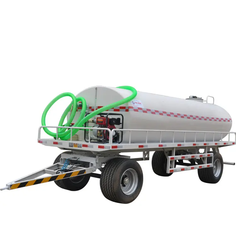 Reboque para transporte de tanque de água 10000l, reboque para trator