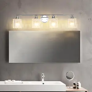 Zhongjian luzes para espelho de maquiagem, luminária moderna à prova d'água para parede do banheiro, 2023
