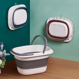 Panier à linge pliable en plastique PP pour la salle de bain et la <span class=keywords><strong>buanderie</strong></span>, tailles petites/grandes, <span class=keywords><strong>rangement</strong></span> pour vêtements sales - Product Image 4