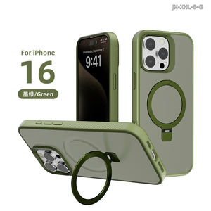 Soporte de pata de cabra translúcido mate magnético a prueba de golpes accesorios de cubierta trasera móvil esmerilada para teléfonos móviles iPhone Samsung - Product Image 5