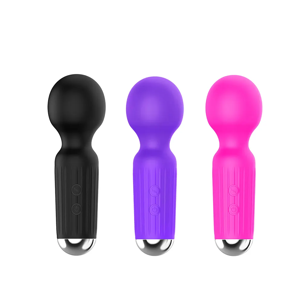 Pemasok penjualan terbaik pemijat Mini 20 frekuensi Vibrator kuat getaran amplitudo mainan seks untuk wanita