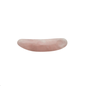 Aplicador de Crema para Ojos de Cuarzo Rosa Curvo, <span class=keywords><strong>Mini</strong></span> Palo de Gua Sha para Reducir la Hinchazón y las Ojeras, Herramienta de Masaje Facial - Product Image 2