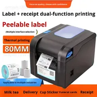 Imprimante d'étiquettes thermiques No Lnk Xprinter XP-370B/XP-370BM, taille de papier maximale 100 mm, étiquettes de vêtements, étiquettes de boissons