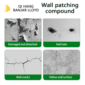 เจลซ่อมแซมผนัง ป้องกันเชื้อรา กันน้ำ สำหรับตกแต่งบ้าน ซ่อมรูเจาะผนัง สีขาว 80% ส่วนผสมที่มีประสิทธิภาพ - Product Image 4