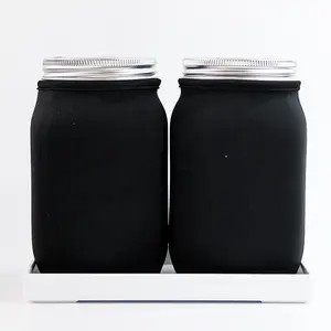 Germination Kit Sprouter 1L Sprouting Kit Sprout Lids Glass Jar with Stainless Steel Screen and Blackout Sleeves