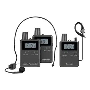 Two-way dialogue walkie-talkie primary transmitter secondary transmitter receiver for sports training