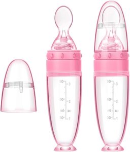 <span class=keywords><strong>Biberon</strong></span> cuillère en silicone pour bébé, distributeur d'aliments pour nourrissons de 0 à 24 <span class=keywords><strong>mois</strong></span> avec base de maintien pour la distribution et l'alimentation - Product Image 3