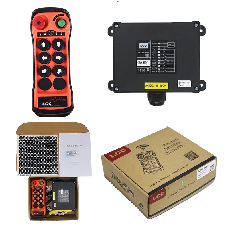QA600 LCC 6 Buttons Single Speed Waterproof Remote Control