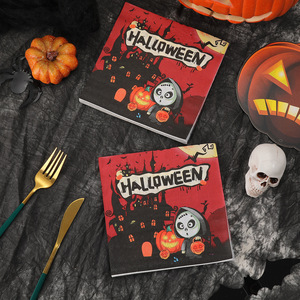 Halloween Paper Napkins 330mm Printed Design Party Tableware Disposable Serviettes - Product Image 3