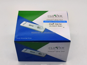 클로버 CS106 빠른 검사 스트립, 디옥시니발레놀(DON) 독소 검출용, 0-100ppb 범위, 15개/박스 - Product Image 2