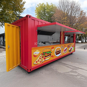 Edificio Prefabricado Portátil Personalizado 2025, Diseños de Cafetería y Bar en Contenedor Móvil de 10 pies, 20 pies y 40 pies - Product Image 4