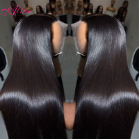 Perruque en cheveux indiens bruts 13x6 avec dentelle HD, cuticules alignées, 100% sans colle, perruques frontales complètes 13x4 en cheveux humains pour femmes